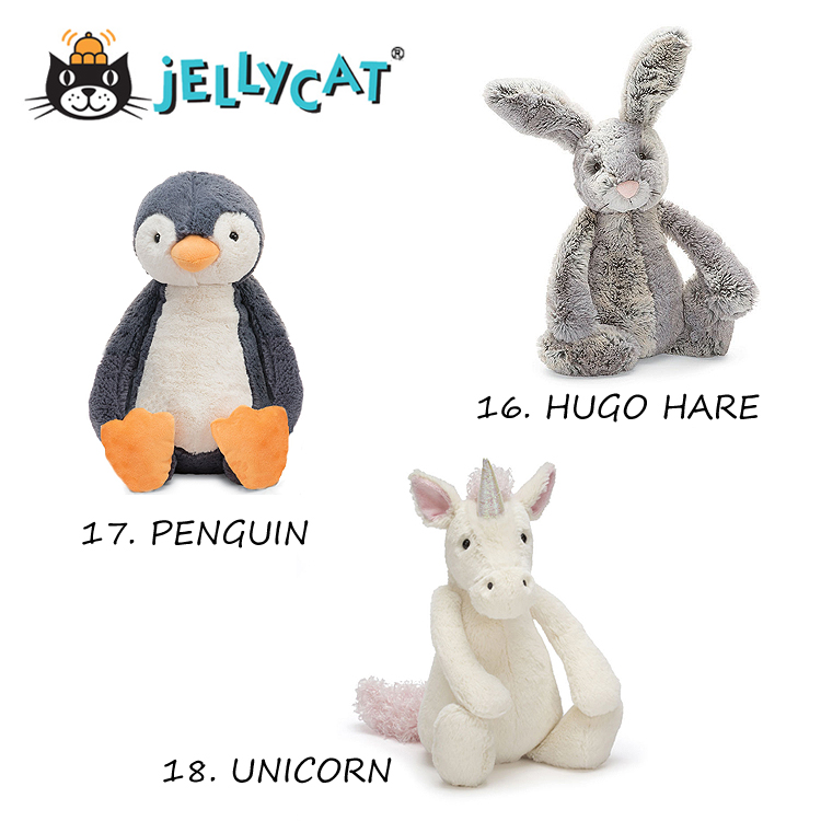 ジェリーキャット ぬいぐるみ　PENGUIN、UNICORN