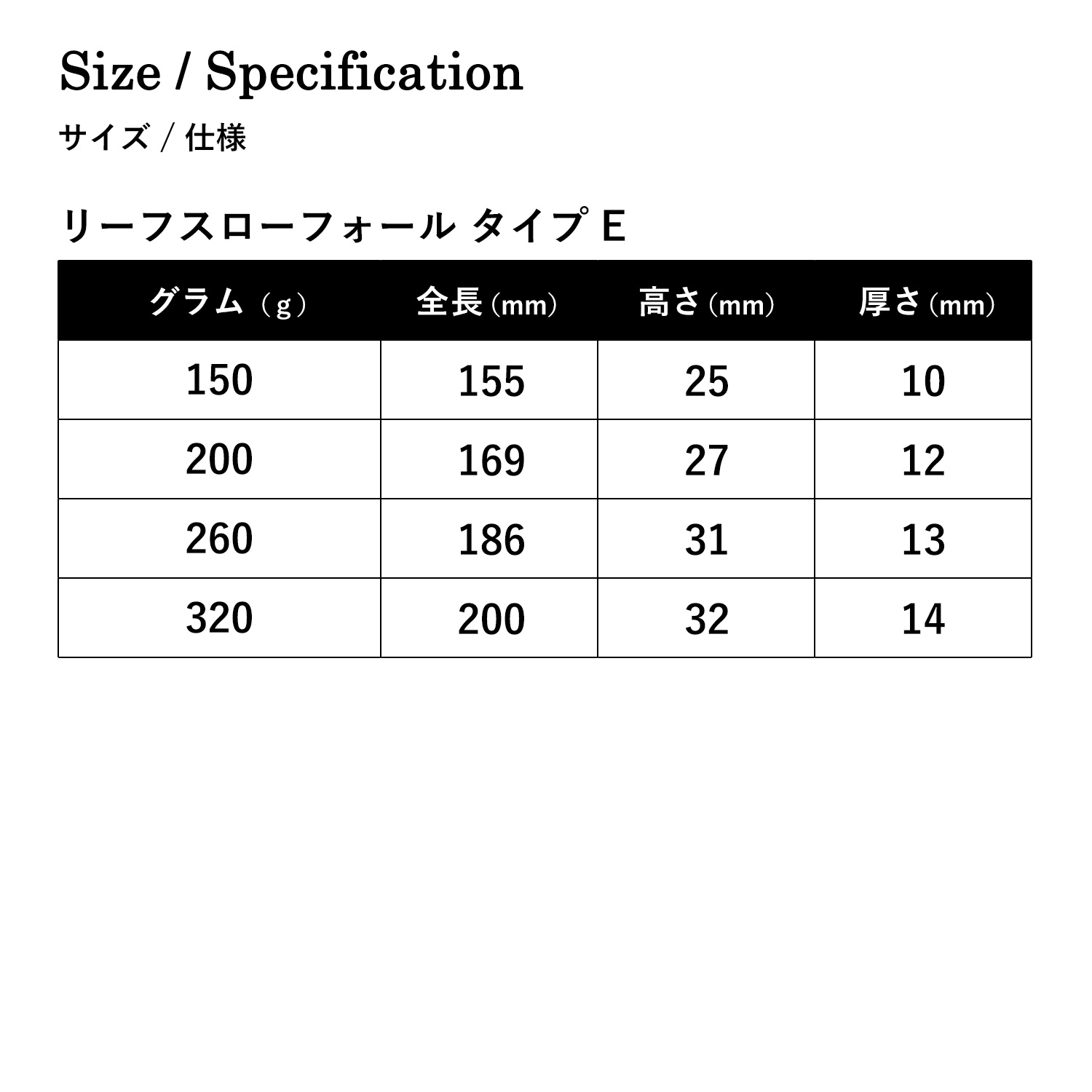 リーフスローフォール タイプE お買得7個セット メタルジグ ルアー ジギング ジグ  カンパチ ハタ クエ 根魚 カサゴ 釣具 BAKSTORM バクスト